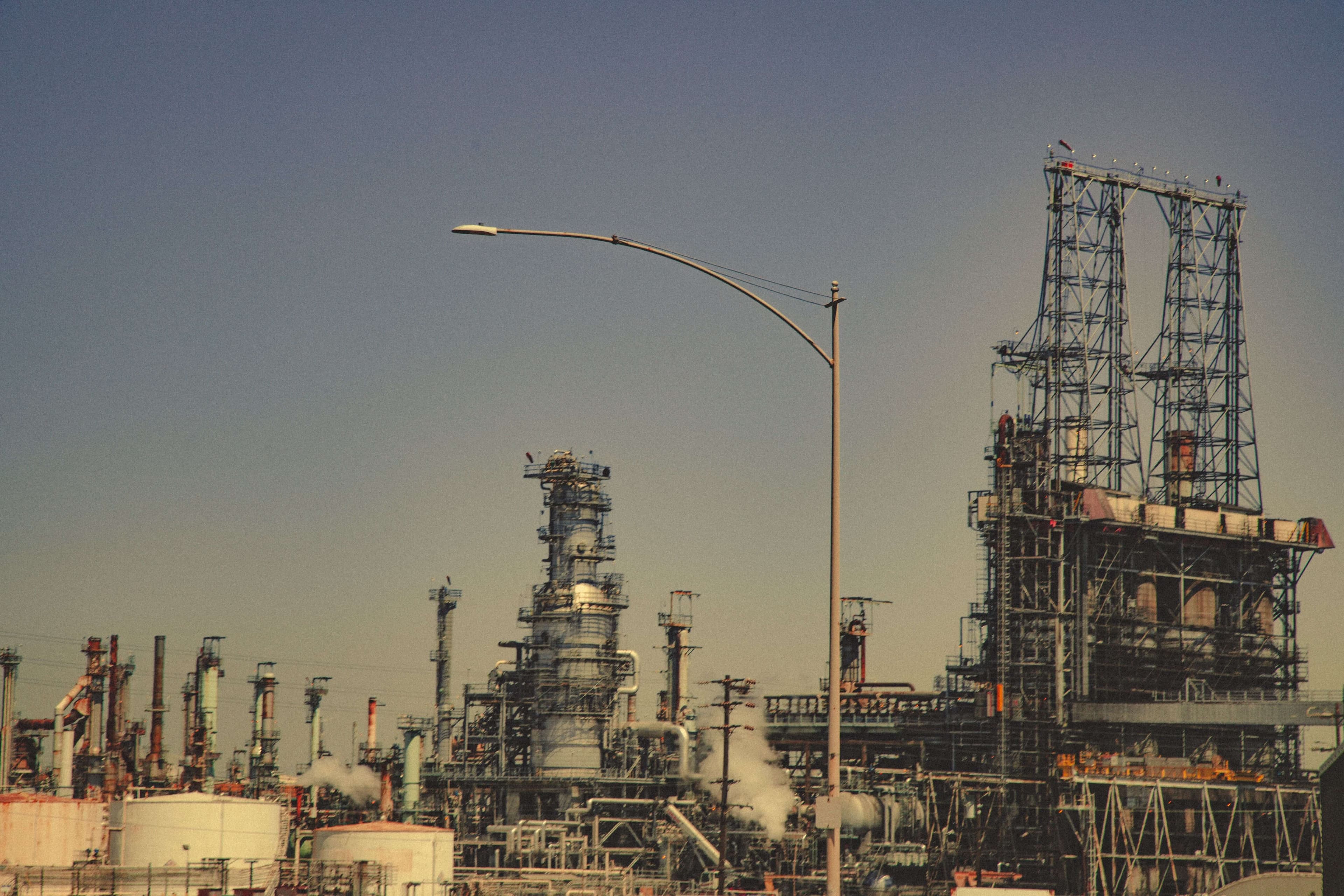 Real industrial boiler or furnace facility