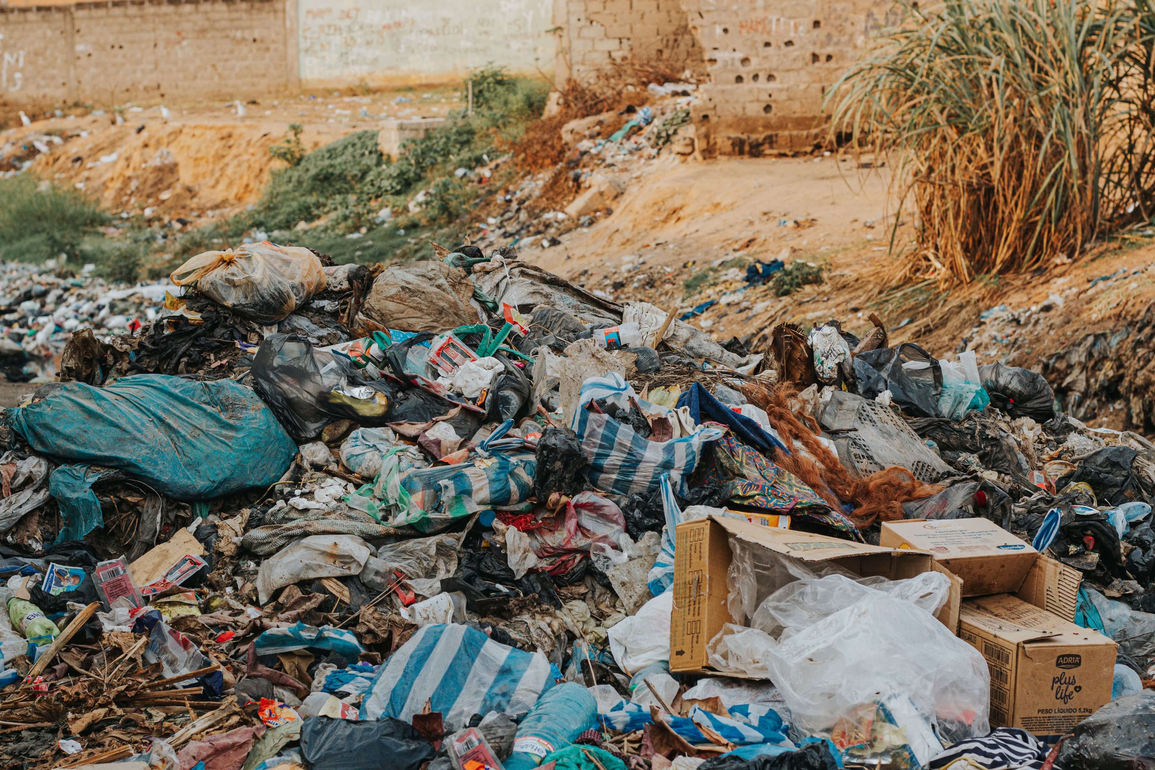 Real landfill-bound plastic waste representing CarbonM's input stream