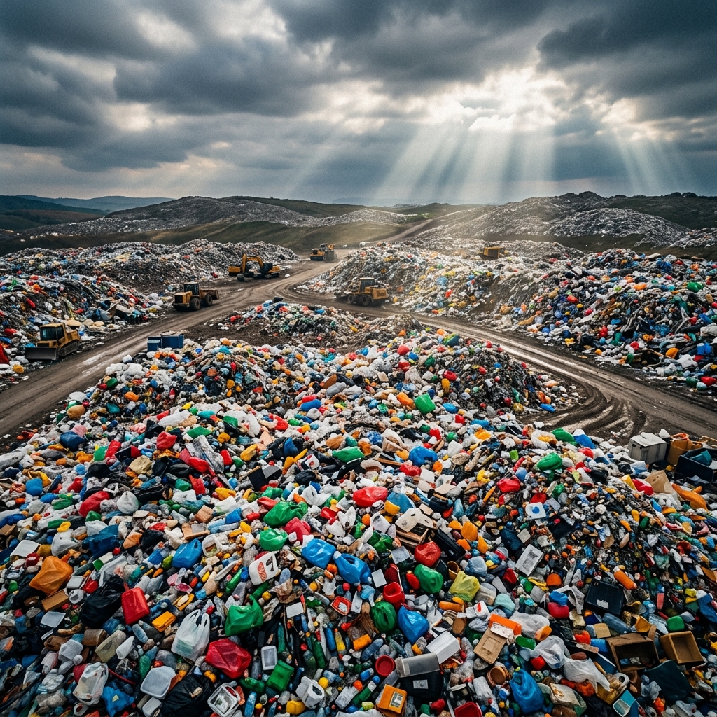 Landfill-bound plastic waste — the untapped carbon resource